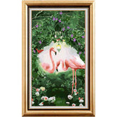Paint by Numbers Flamingo Framed